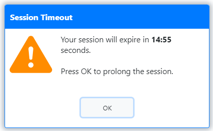 Default timeout window.